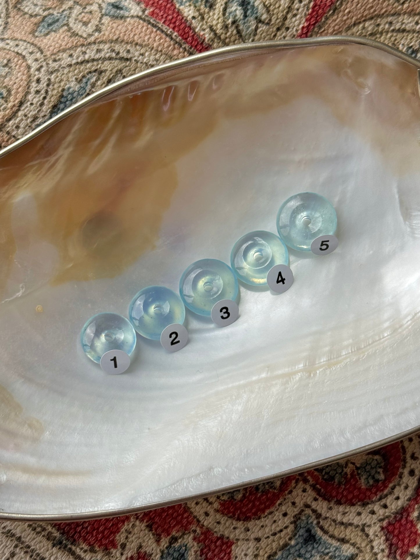 Aquamarine Donut 2cm