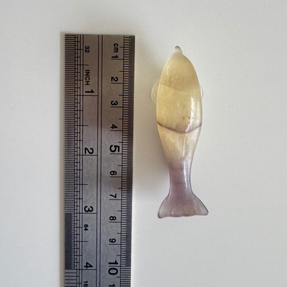Fluorite Carving Dolphin