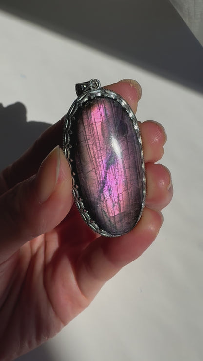 Labradorite Sterling Sliver Pendant