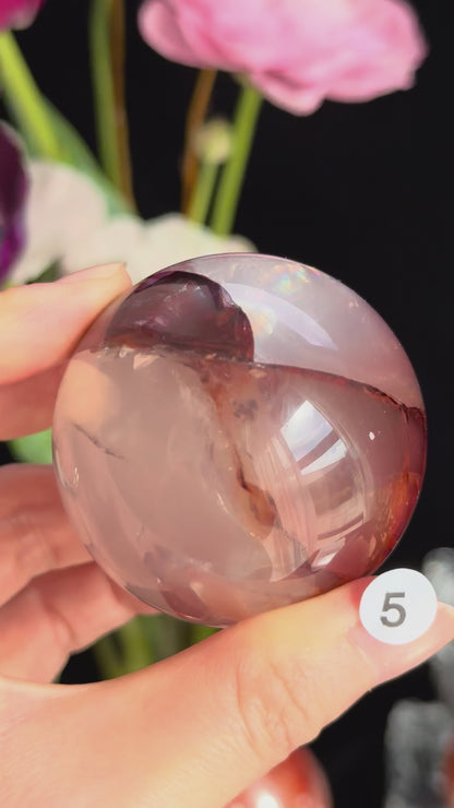 Fire Quartz Sphere 5.2cm #5