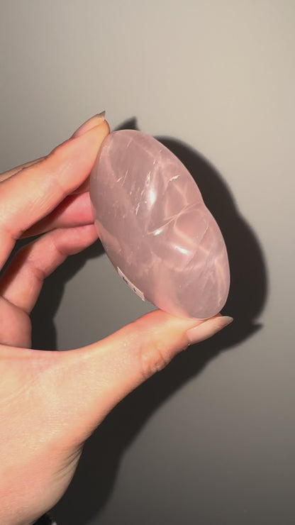 Asterism Rose Quartz Heart #1