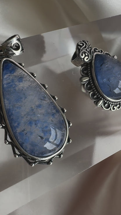 Dumortierite  Sterling Sliver Pendant