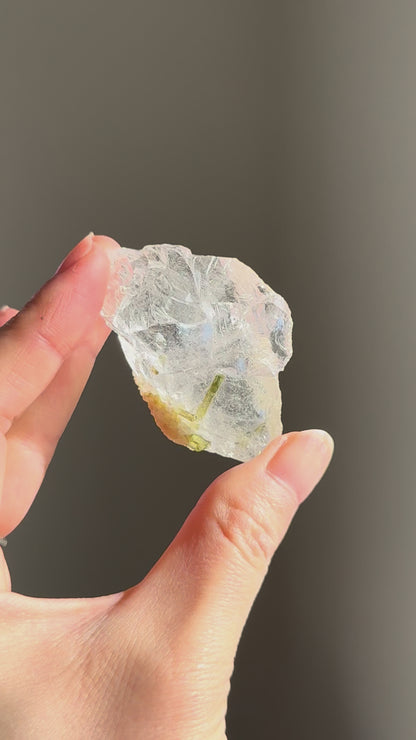 Green Tourmaline in Quartz #1