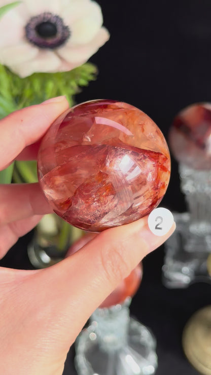 Fire Quartz Sphere 4.8cm #2