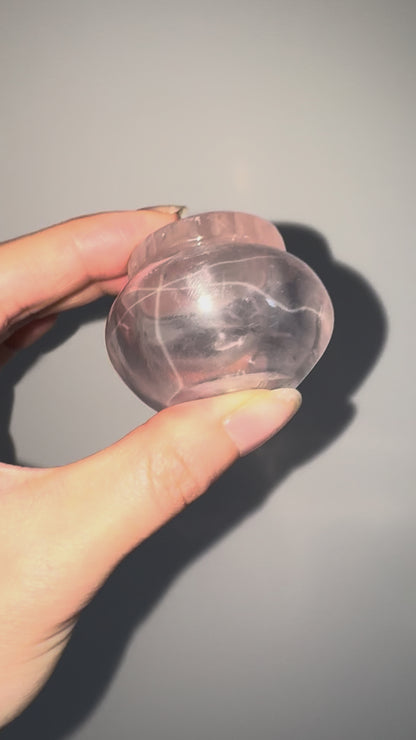 Asterism Rose Quartz Little Jar（small）