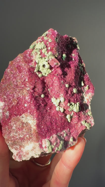 Cobaltoan Calcite with Malachite 313g