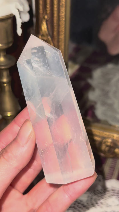 Rutilated Girasol Quartz Point #2