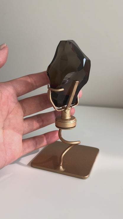Zambia Premium Smoky Quartz with Rotating Stand #3