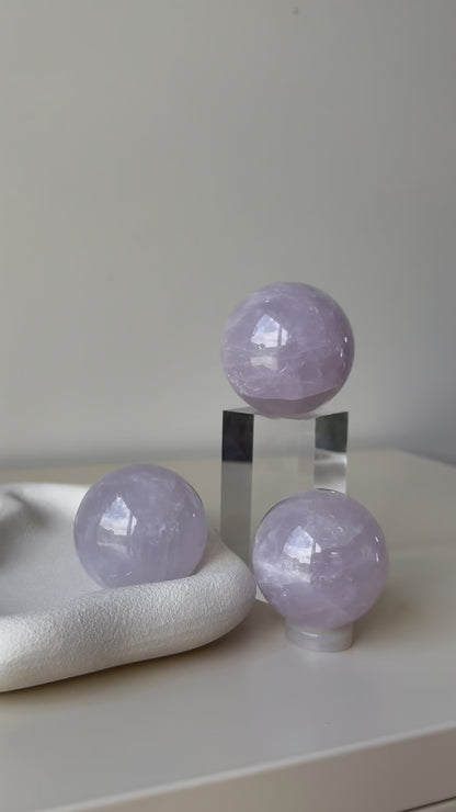 Lavender Quartz Sphere