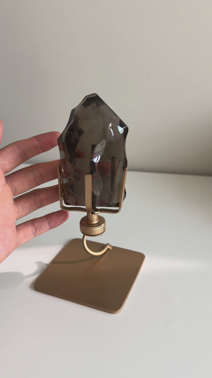 Zambia Premium Smoky Quartz with Rotating Stand #2