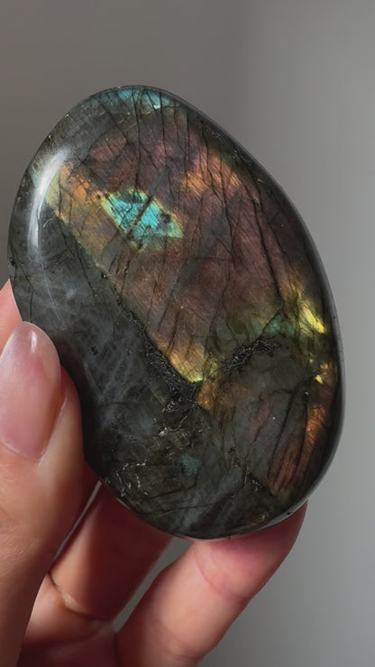 HG Labradorite Palmstone #1