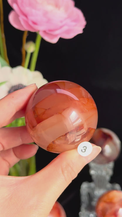 Fire Quartz Sphere 5cm #3