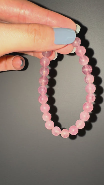 Asterism Rose Quartz Bracelet #2